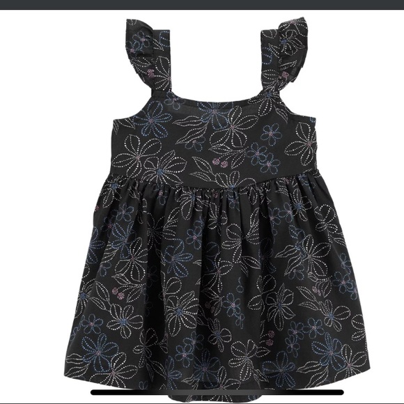 NWT Carters floral flutter dress 6m - Picture 1 of 3